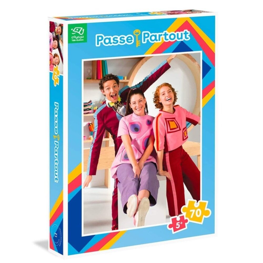 Passe-Partout Les 3 passes  Puzzle 70 Pcs Made in Pland For Age 5+ New Sealed